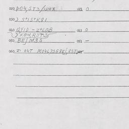 Eastern questionnaire, answ...