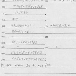 Eastern questionnaire, answ...