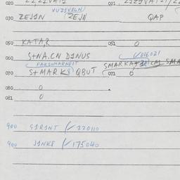 Eastern questionnaire, answ...