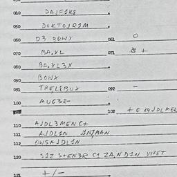 Eastern questionnaire, answ...