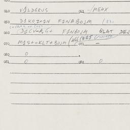 Eastern questionnaire, answ...