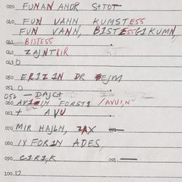 Eastern questionnaire, answ...