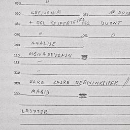 Eastern questionnaire, answ...