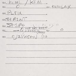 Eastern questionnaire, answ...