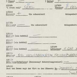 Western questionnaire, answ...