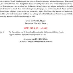 Schedules, South Asia, semi...