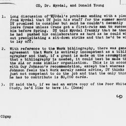 Memorandum from Charles Dol...