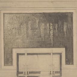 Wisteria mural elevation