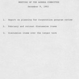Agenda Committee