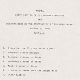 Agenda Committee