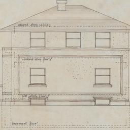 House #2: Side elevation