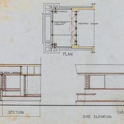 Porch plan, section, elevat...