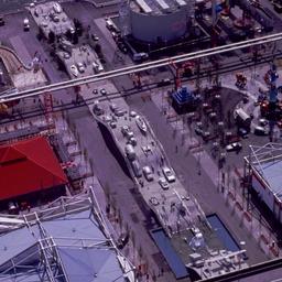 Aerial view of undulating h...