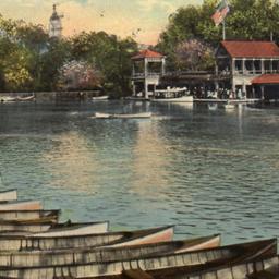 Lake and Boat House, Centra...