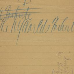 Autograph Drafts Relating t...