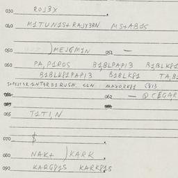 Eastern questionnaire, answ...