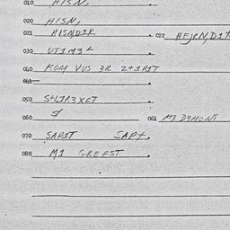 Eastern questionnaire, answ...