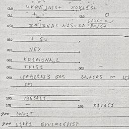 Eastern questionnaire, answ...