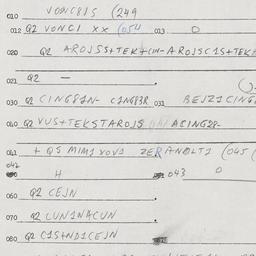 Eastern questionnaire, answ...