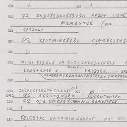 Eastern questionnaire, answ...