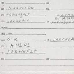 Eastern questionnaire, answ...