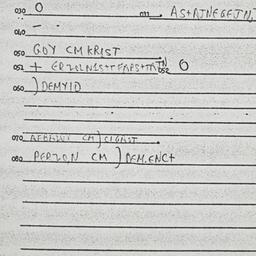 Eastern questionnaire, answ...