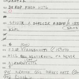 Eastern questionnaire, answ...