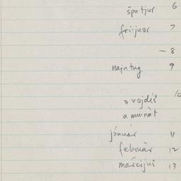 Eastern questionnaire, blue...