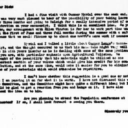 Letter from Samuel A. Stouf...
