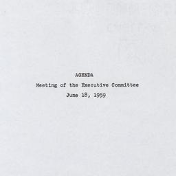 Executive Committee Meeting