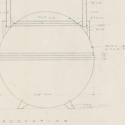 Fireplace kettle elevation