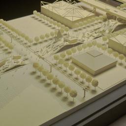 Model, aerial view.