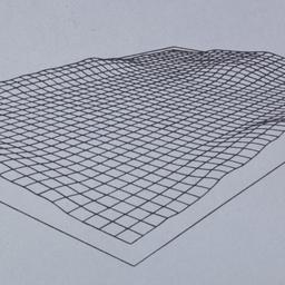 Computer model of topography.