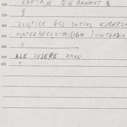 Eastern questionnaire, answ...