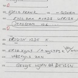 Eastern questionnaire, answ...