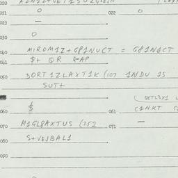 Eastern questionnaire, answ...