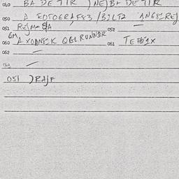 Eastern questionnaire, answ...