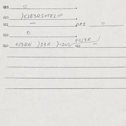 Eastern questionnaire, answ...