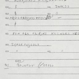 Eastern questionnaire, answ...