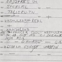 Eastern questionnaire, answ...