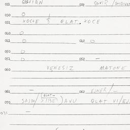 Eastern questionnaire, answ...