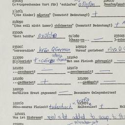 Western questionnaire, answ...