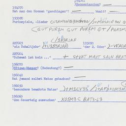 Western questionnaire, answ...