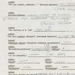 Western questionnaire, answ...