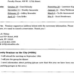 Announcements, 2000-09-18. ...