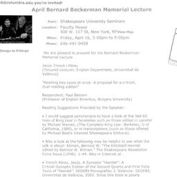 Announcements, 2004-04-16. ...