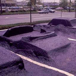 Submerged cars.