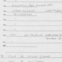 Eastern questionnaire, answ...