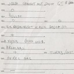 Eastern questionnaire, answ...