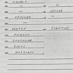 Eastern questionnaire, answ...